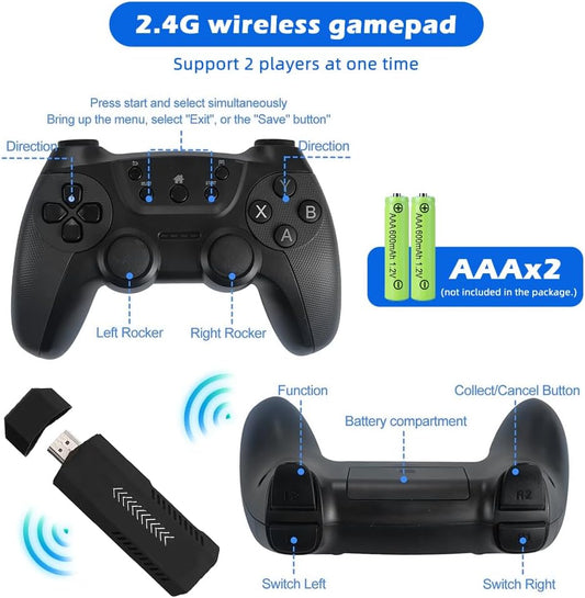 GameVault™ 4K Plug-N-Play Console Stick