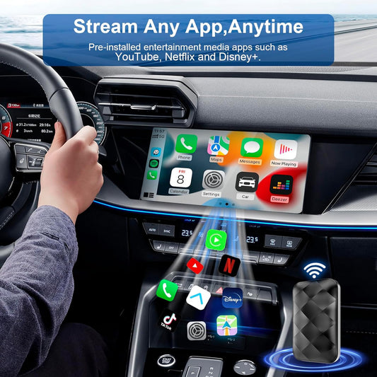 StreamRide™ Android Auto Carplay Netflix Youtube Smart Apps