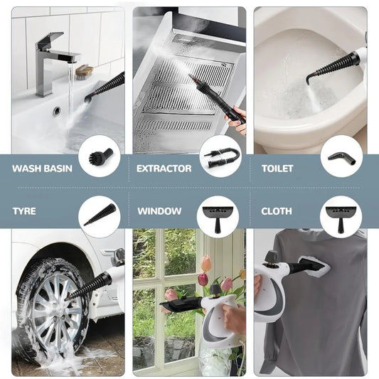 SteamJet Pro™ Handheld Steam Cleaner